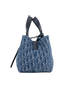 Medium Toujours, £1,950, Handbags, Blue, Denim, Bottom view